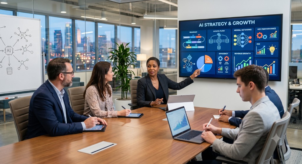 Fractional Chief AI Officer leading AI strategy and growth planning